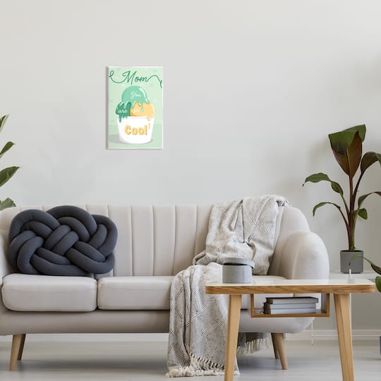 Stupell Industries Mom You Are So Cool Ice Cream Wall Plaque Art